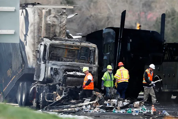 $500,000 for Semi-Truck Crash Victim