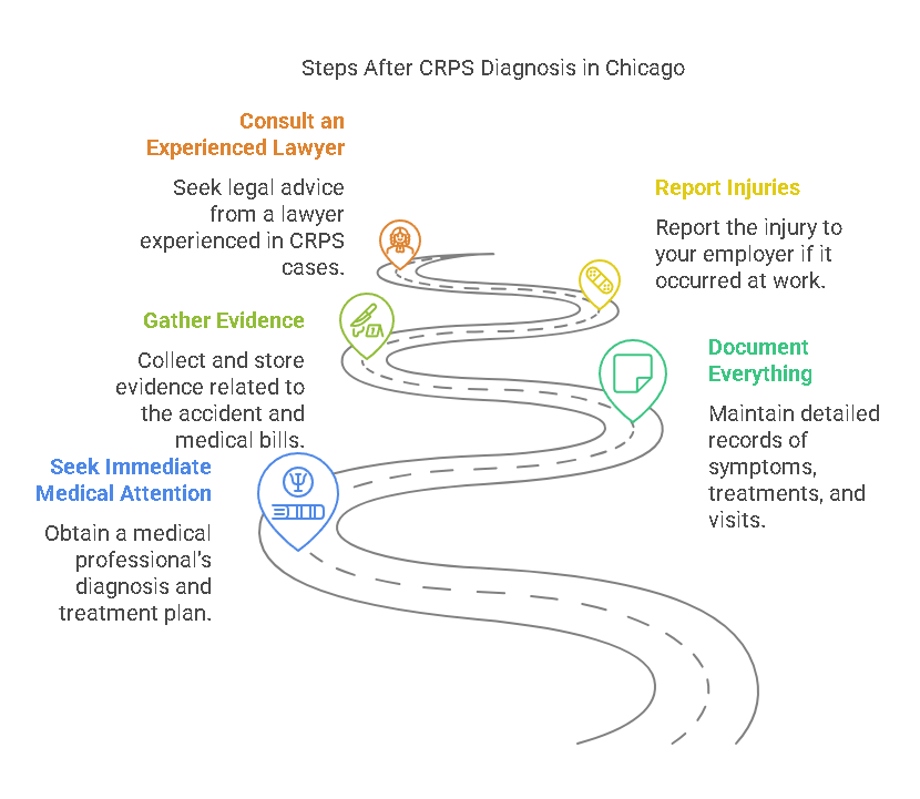 What Are The Steps To Take After Being Diagnosed With CRPS In Chicago?