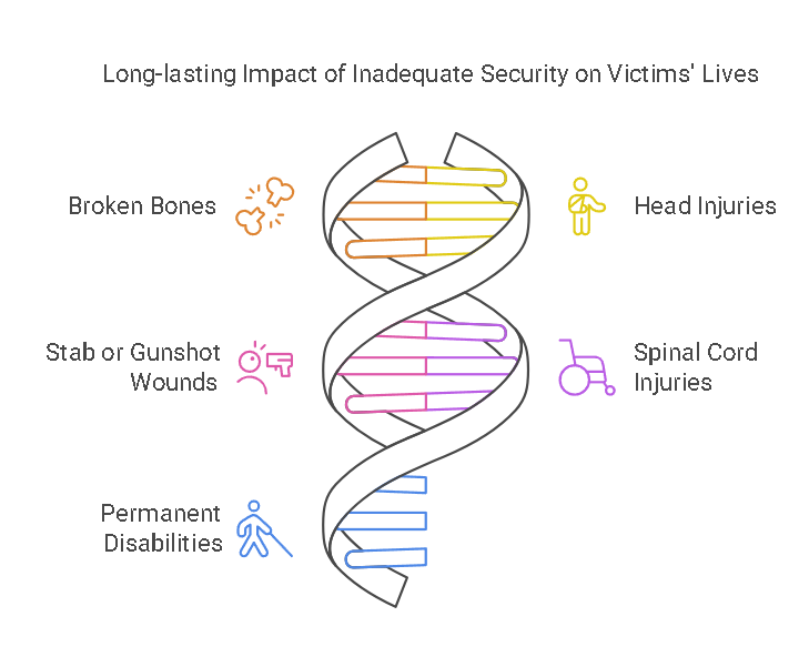 Injuries Victims Of Inadequate Security Suffer From