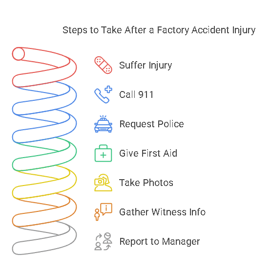 Essential Steps to Take After a Factory Accident Injury