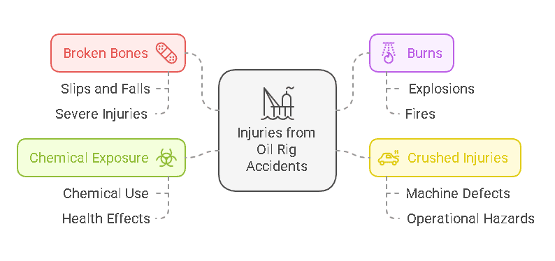 Injuries Sustained From An Oil Rig Accident