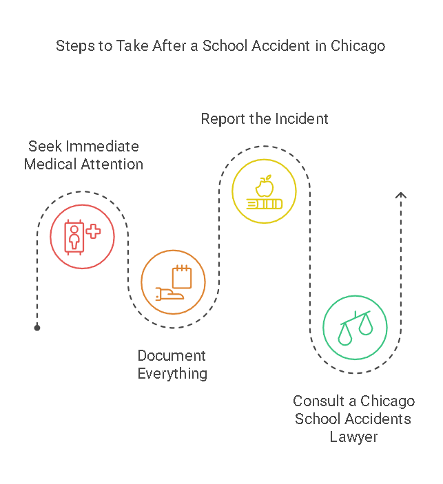 Steps to Take After a School Accident in Chicago
