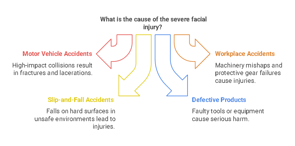 Most Common Causes of Severe Facial Injuries