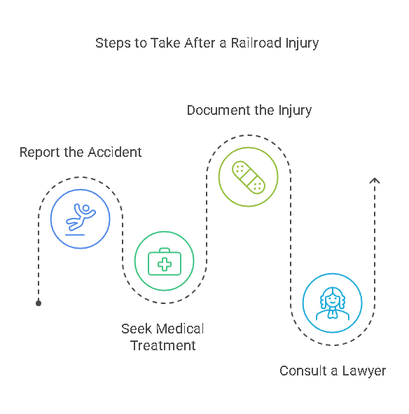Actions We Suggest After a Railroad Worker Injury
