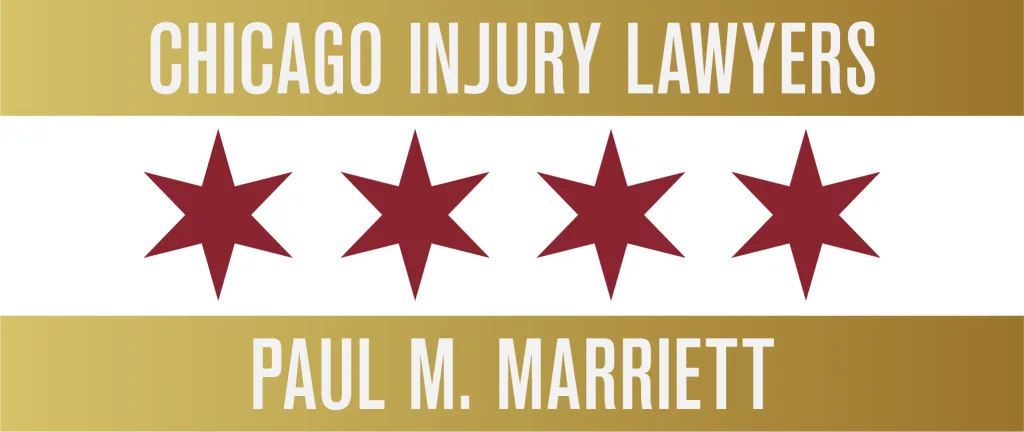 The logo of Chicago Injury Lawyers: Paul M. Marriett