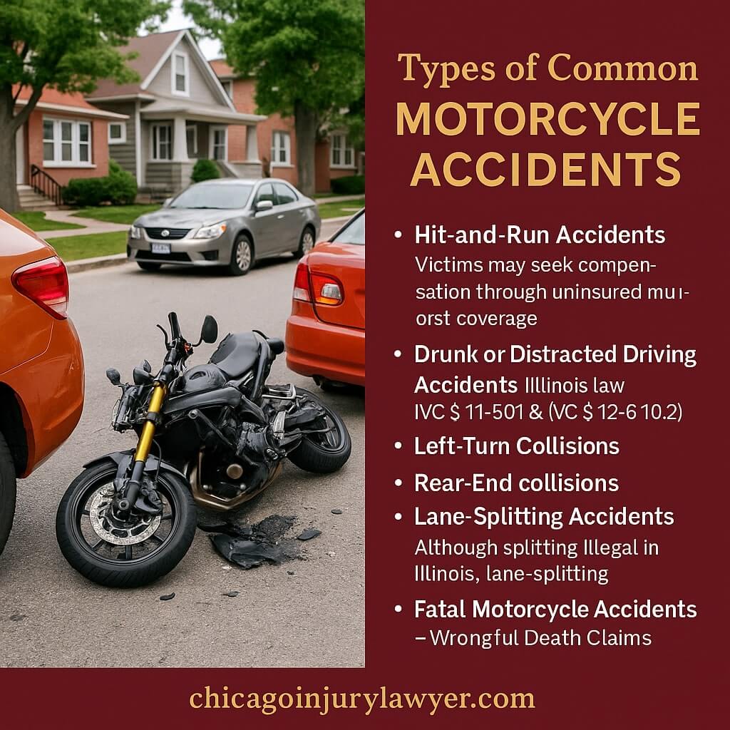 Types of Common Motorcycle Accidents