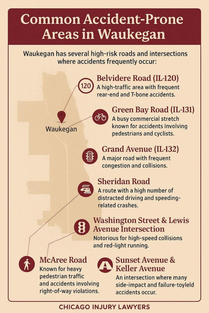 Common Accident-Prone Areas in Waukegan