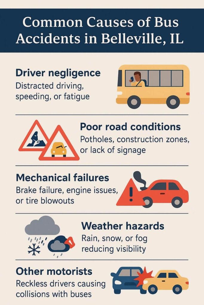 Common Causes of Bus Accidents in Belleville