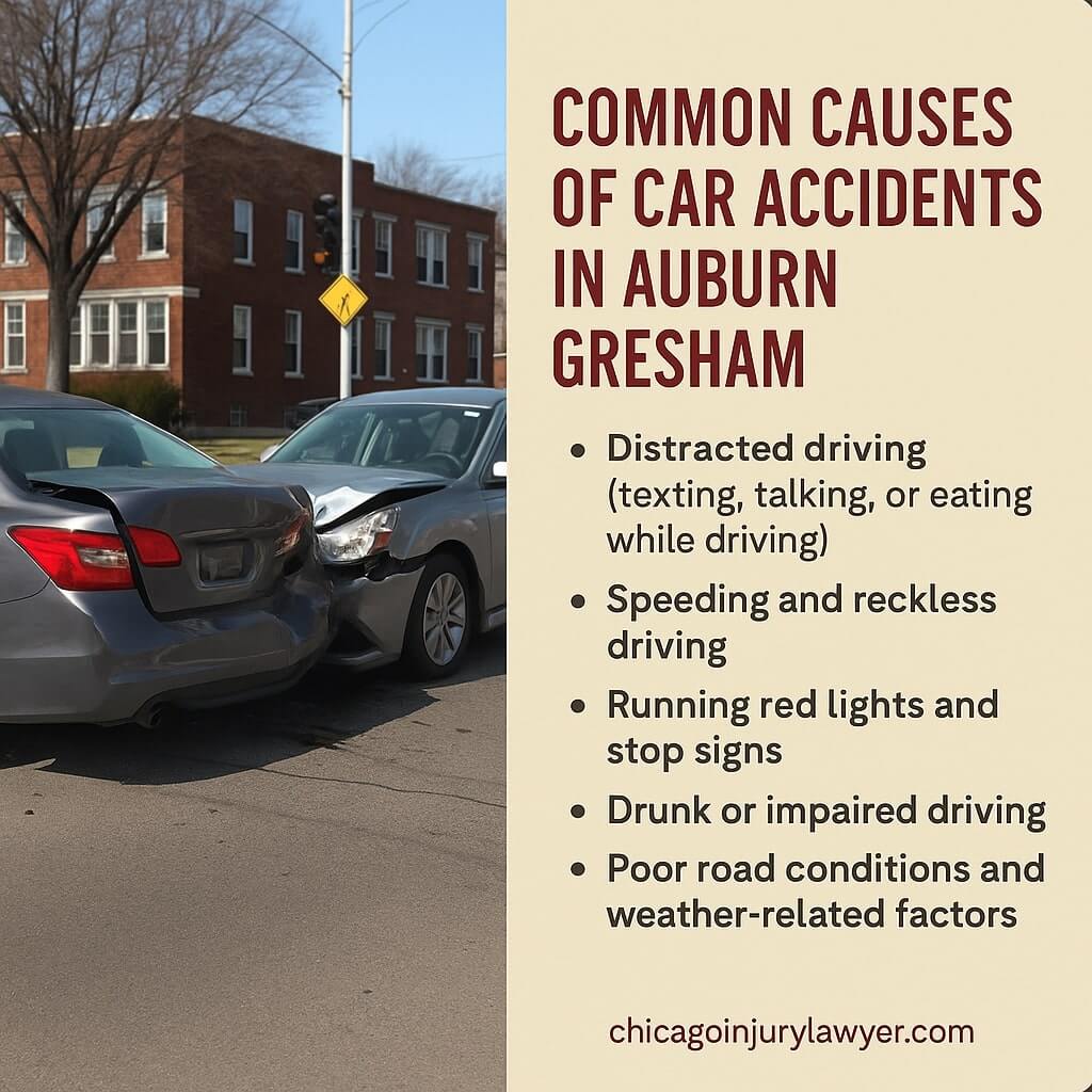 Common Causes of Car Accidents in Auburn Gresham