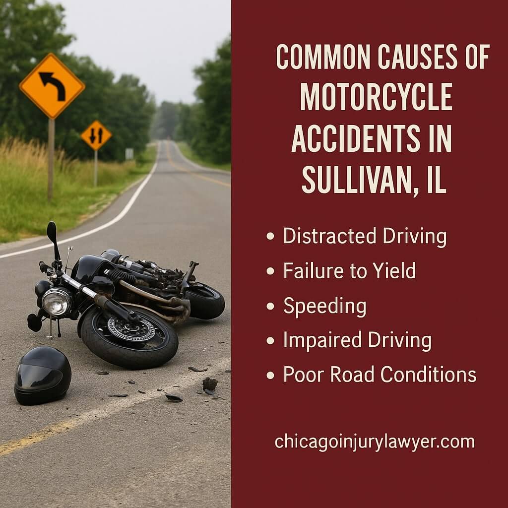 Common Causes of Motorcycle Accidents in Sullivan