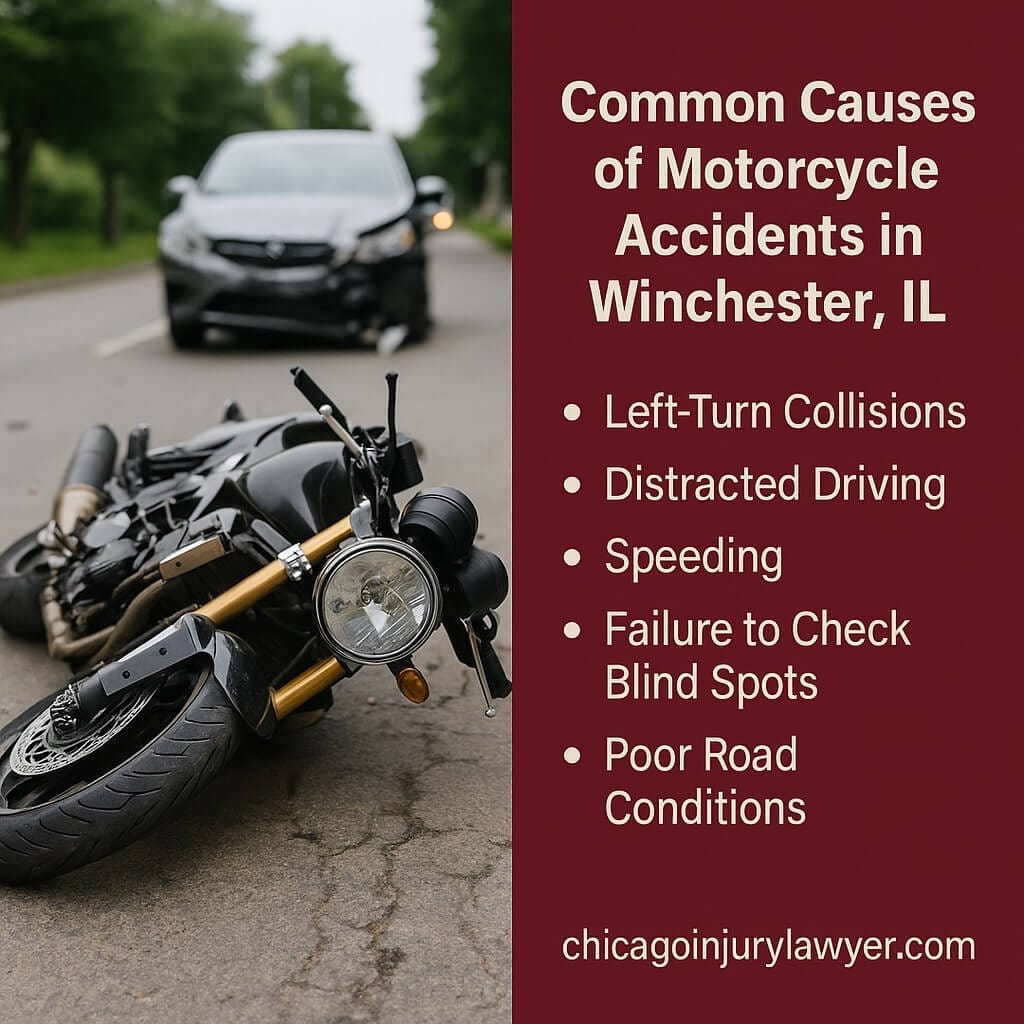 Common Causes of Motorcycle Accidents in Winchester