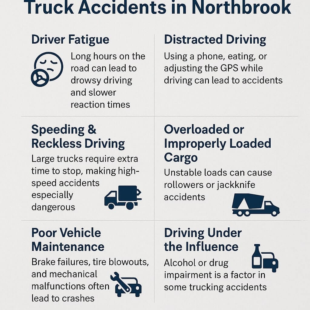 Common Causes of Truck Accidents in Northbrook