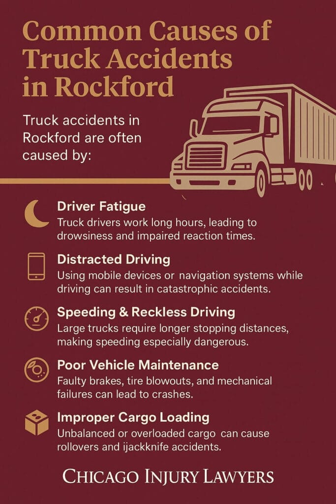 Common Causes of Truck Accidents in Rockford