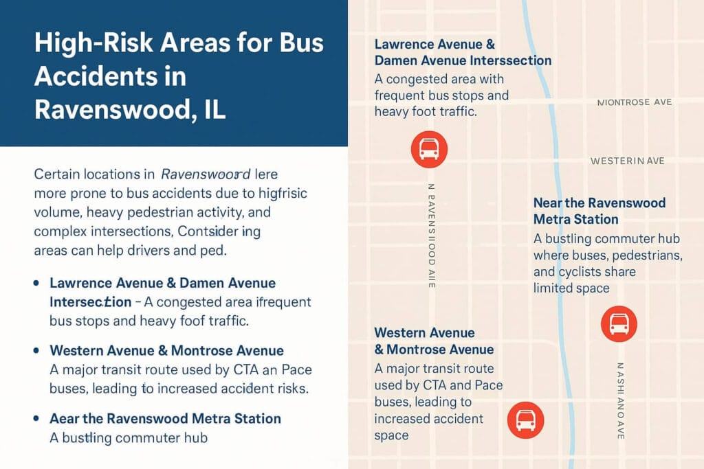 High-Risk Areas for Bus Accidents in Ravenswood