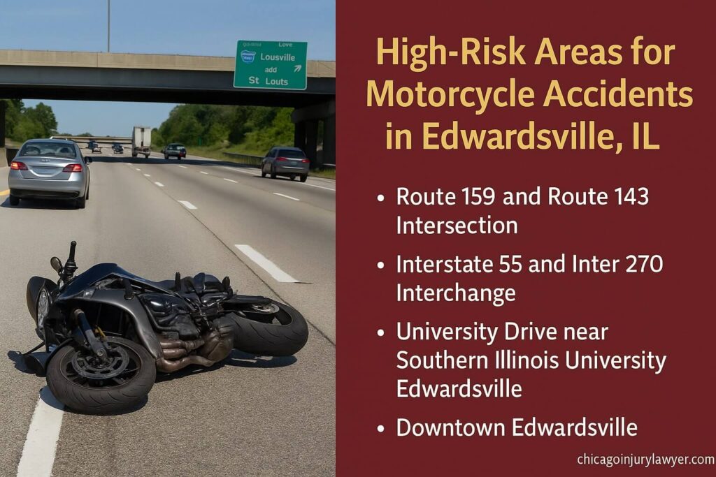 High-Risk Areas for Motorcycle Accidents in Edwardsville