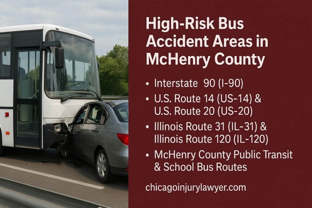High-Risk Bus Accident Areas in McHenry County