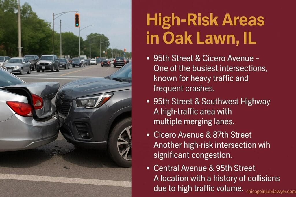 High risks area in Oak Lawn