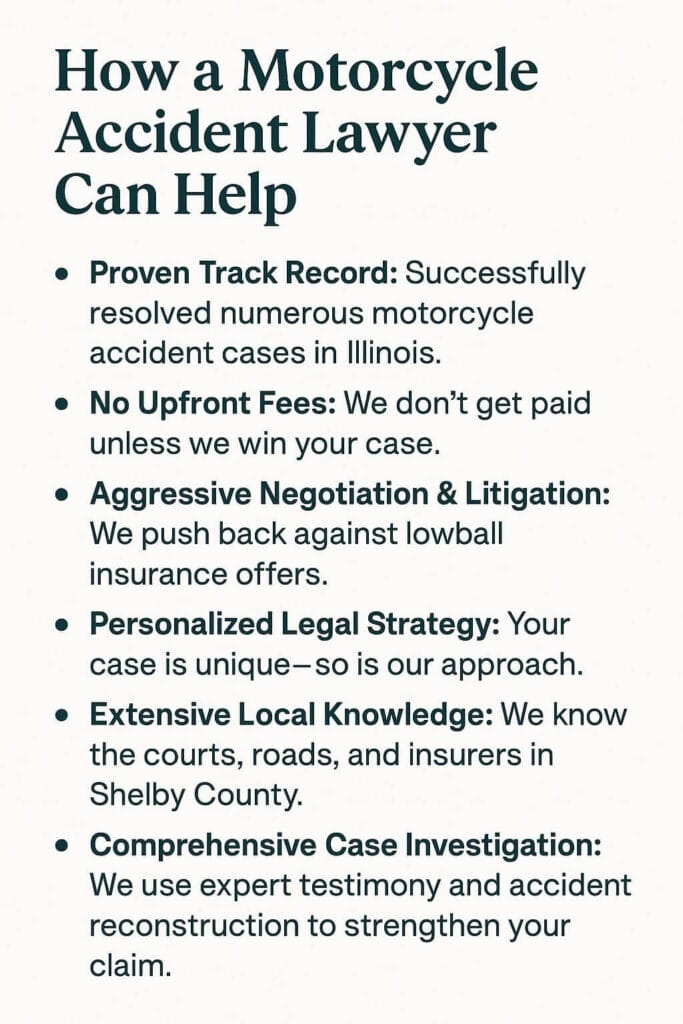 How a Motorcycle Accident Lawyer Can Help