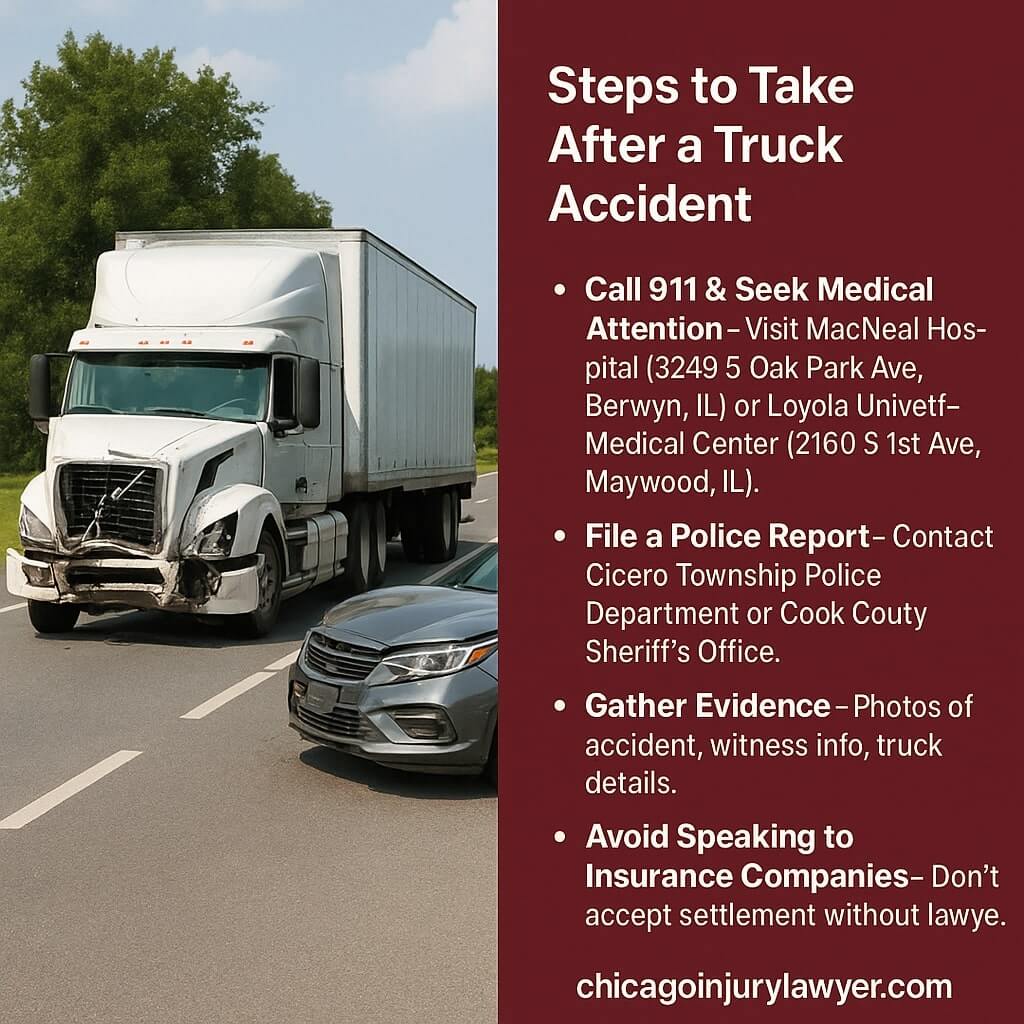 Steps to Take After a Truck Accident in Cicero Township