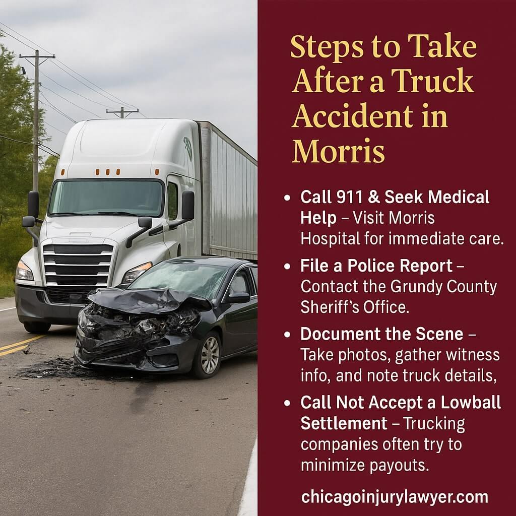 Steps to Take After a Truck Accident in Morris