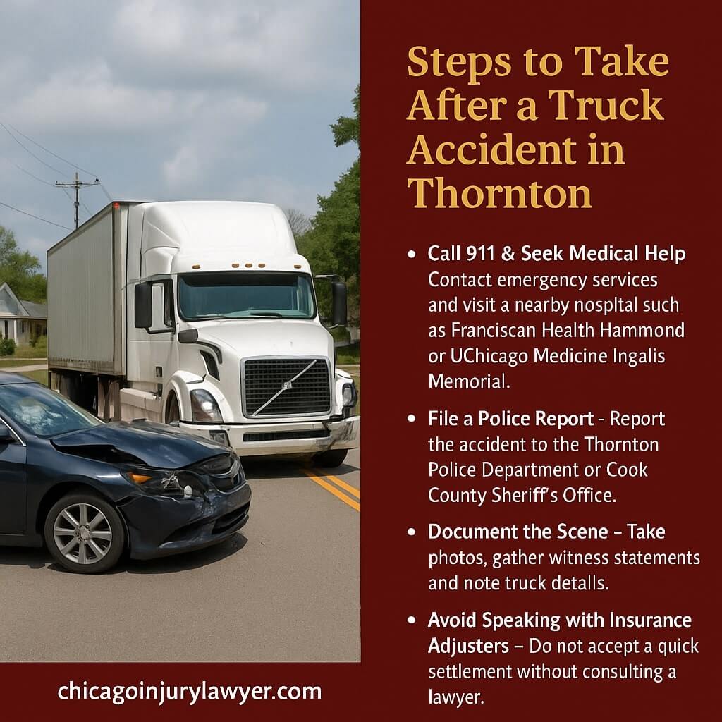 Steps to Take After a Truck Accident in Thornton