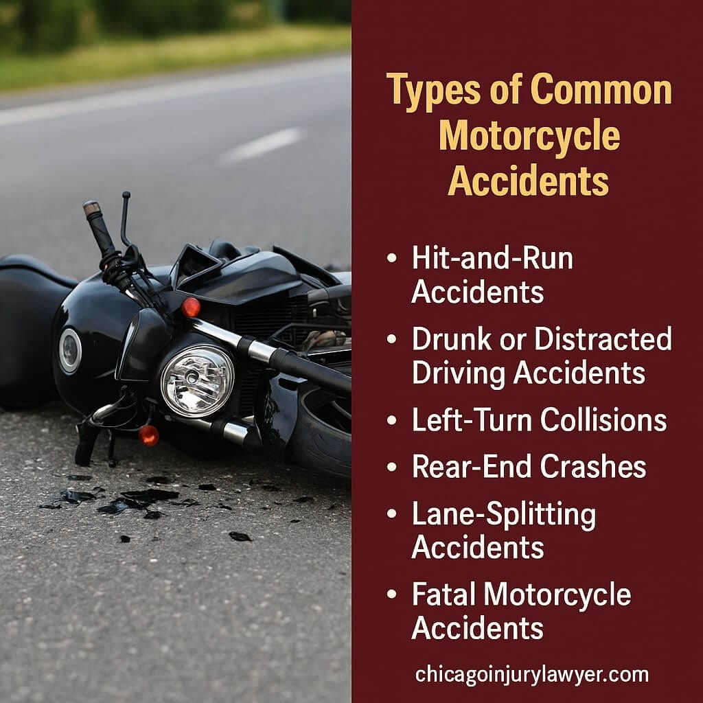 Types of Common Motorcycle Accidents