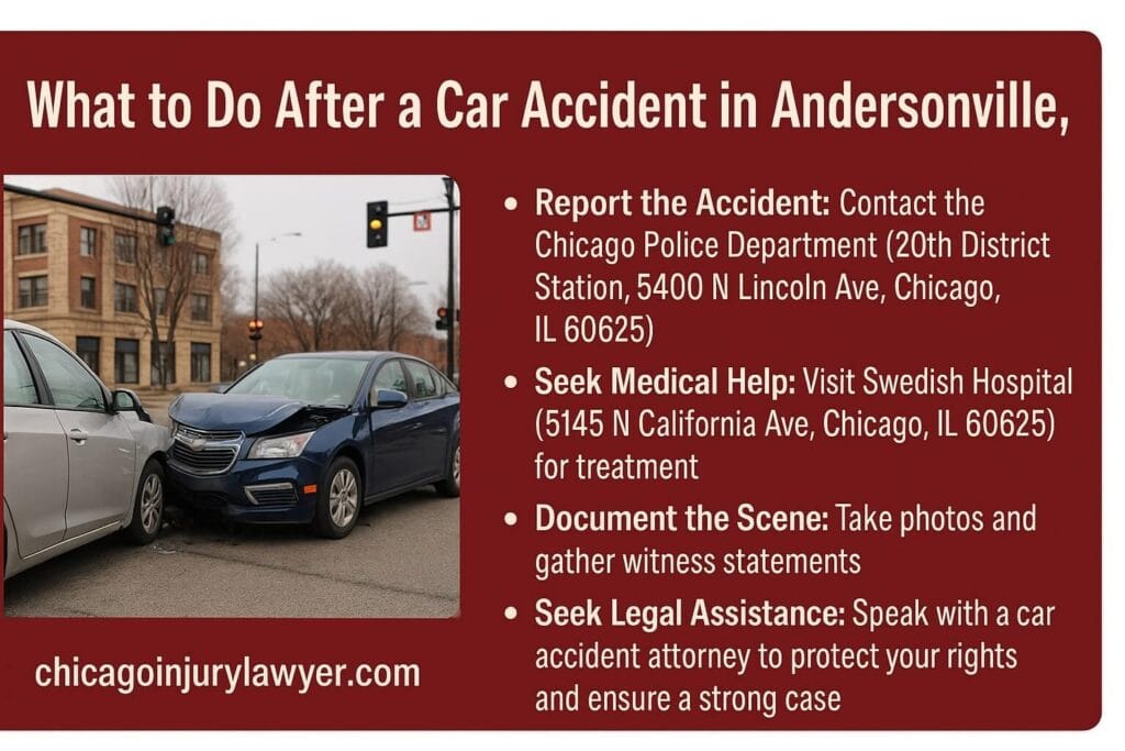 What to Do After a Car Accident in Andersonville, IL