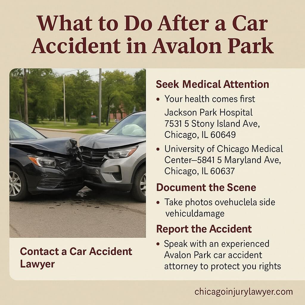 What to Do After a Car Accident in Avalon Park