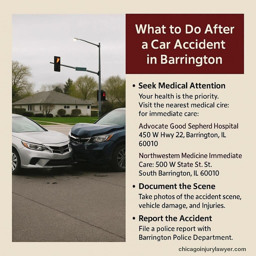 What to Do After a Car Accident in Barrington
