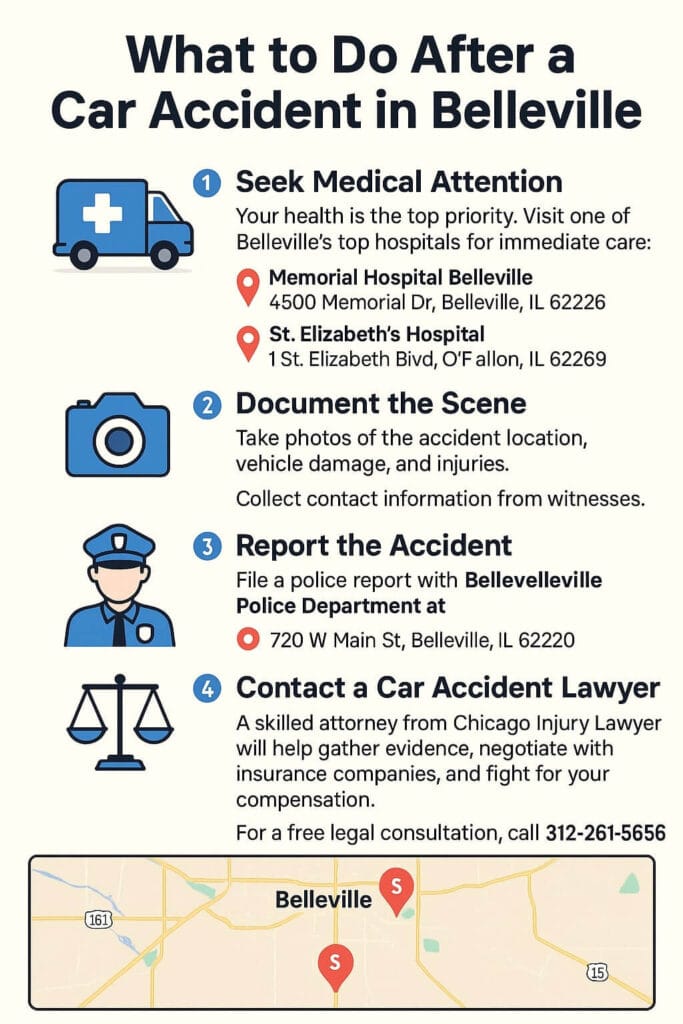What to Do After a Car Accident in Belleville IL