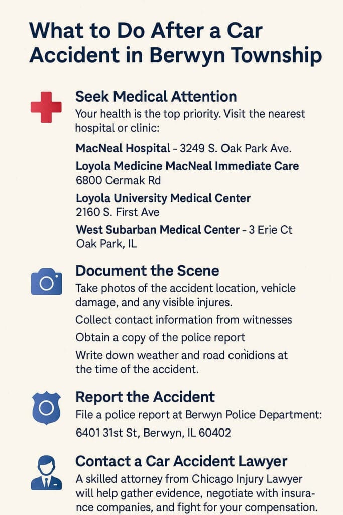 What to Do After a Car Accident in Berwyn Township