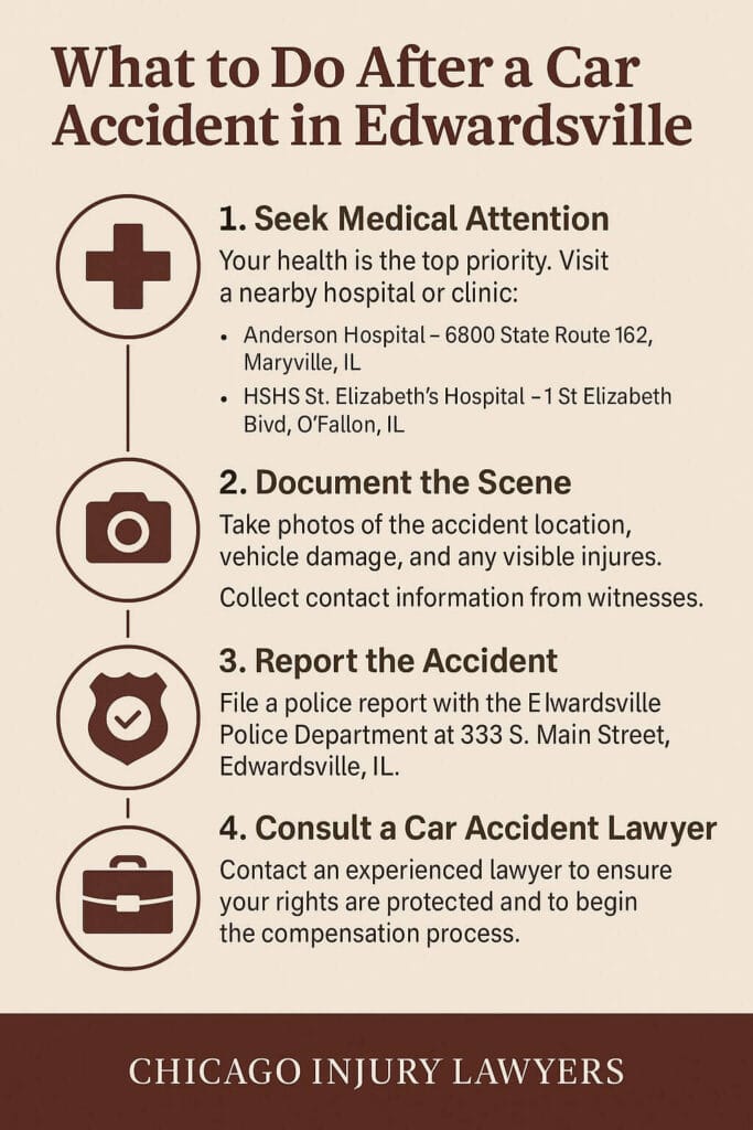 What to Do After a Car Accident in Edwardsville