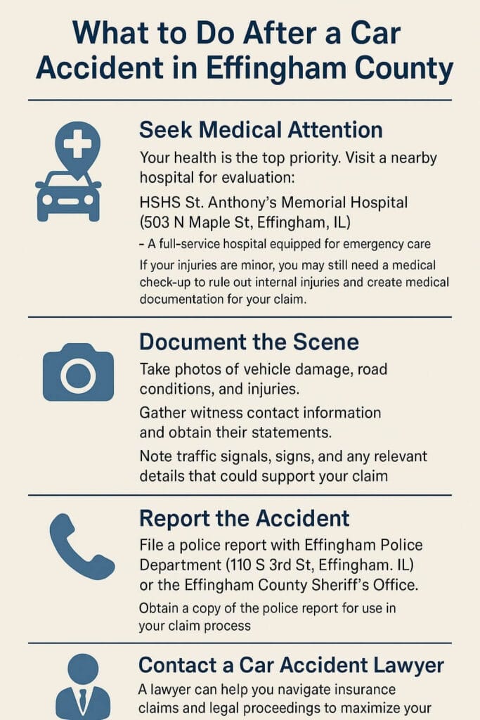 What to Do After a Car Accident in Effingham County