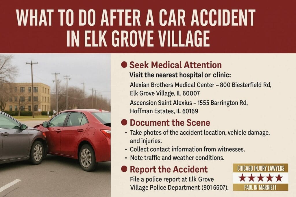 What to Do After a Car Accident in Elk Grove Village