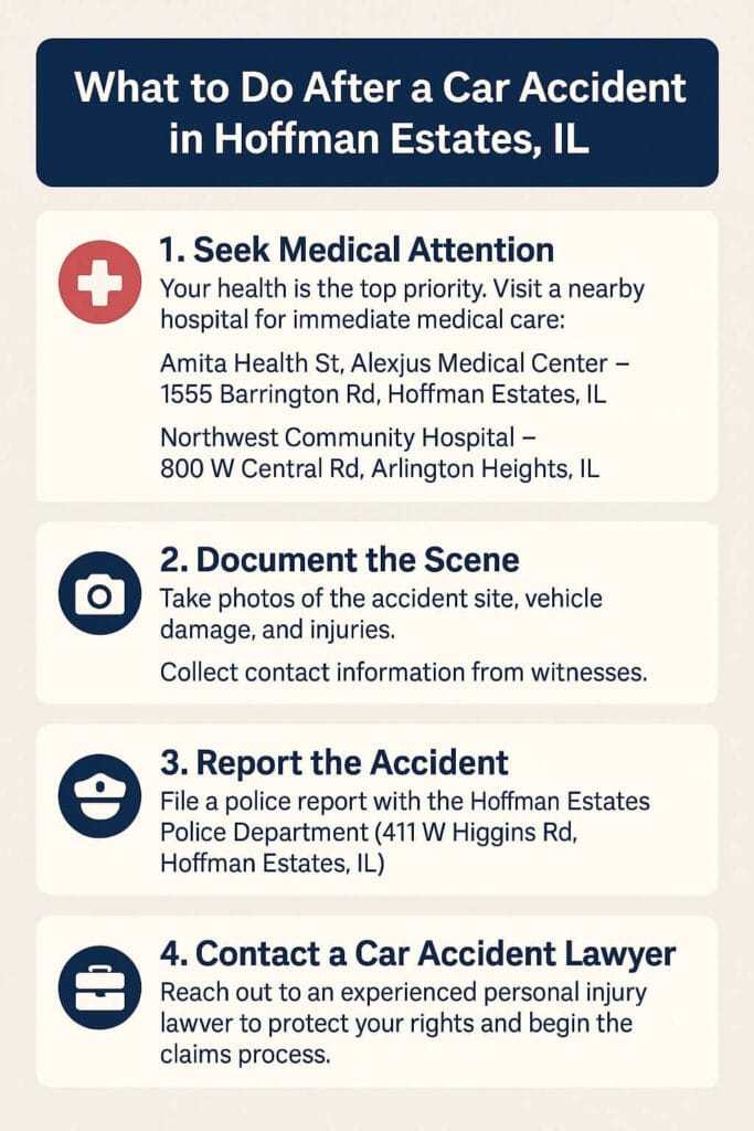 What to Do After a Car Accident in Hoffman Estates