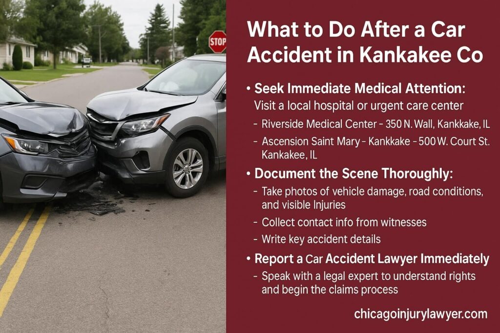 What to Do After a Car Accident in Kankakee County