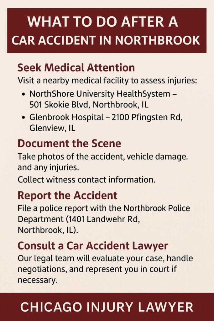 What to Do After a Car Accident in Northbrook