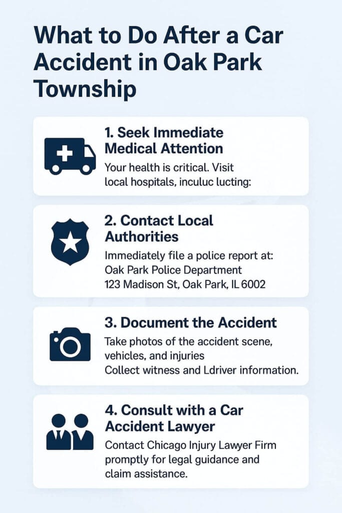 What to Do After a Car Accident in Oak Park Township