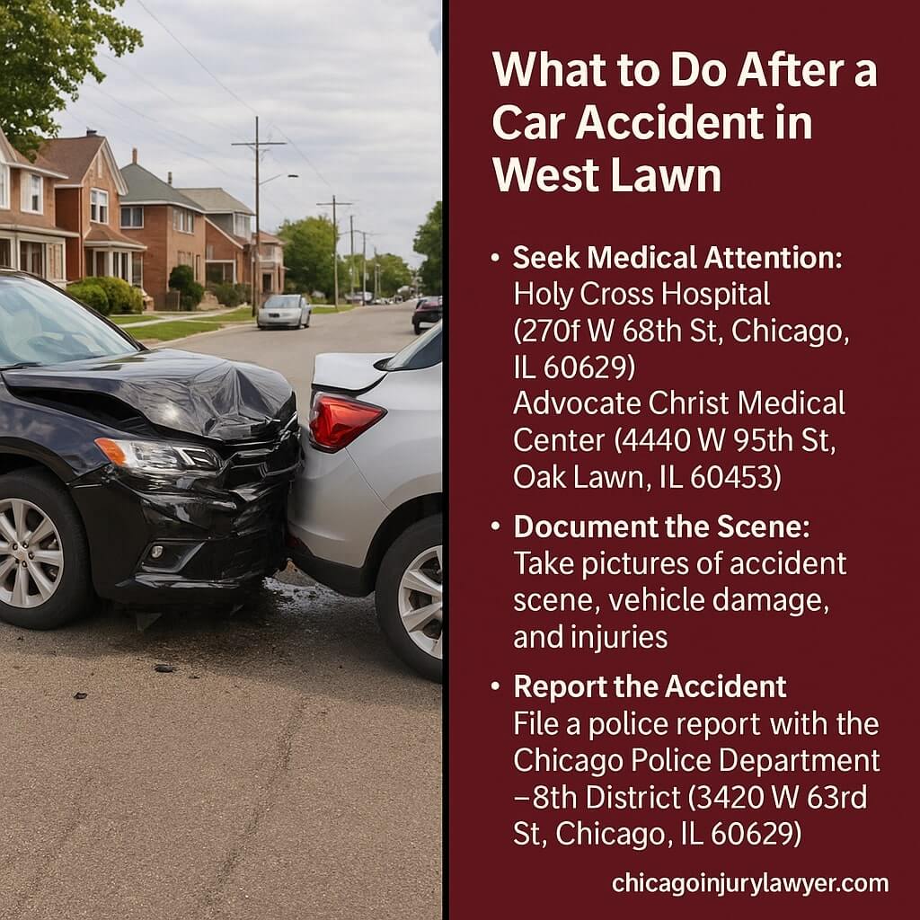 What to Do After a Car Accident in West Lawn