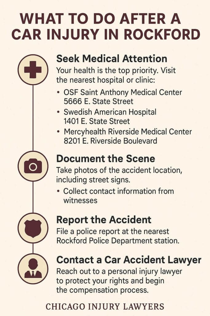 What to Do After a Car Injury in Rockford