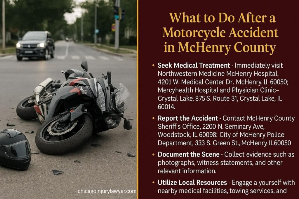 What to Do After a Motorcycle Accident in McHenry County