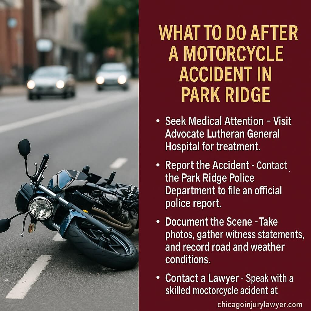 What to Do After a Motorcycle Accident in Park Ridge