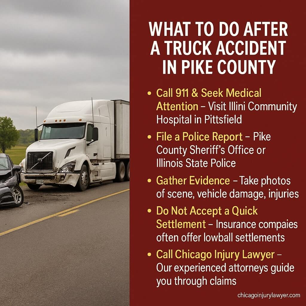 What to Do After a Truck Accident in Pike County