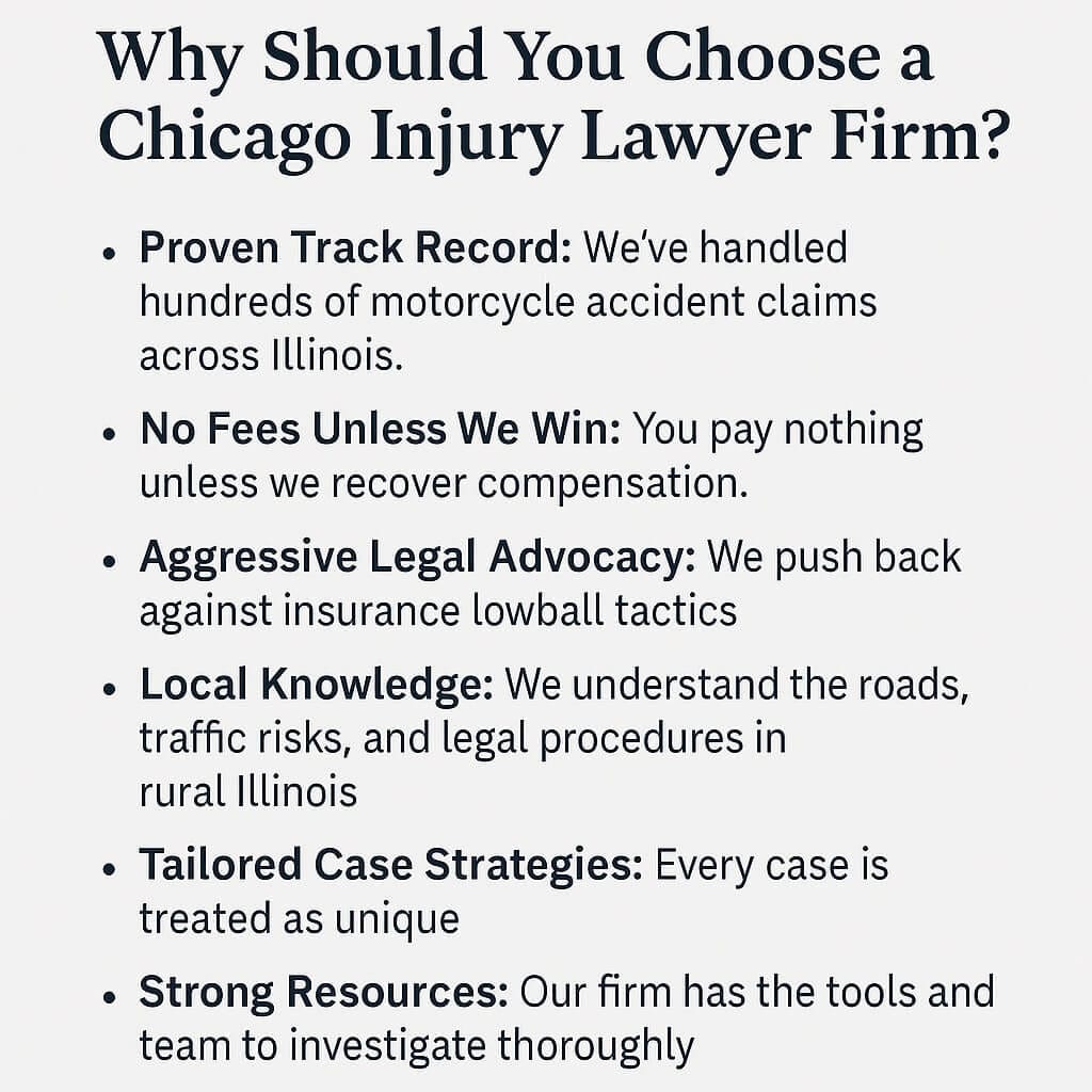 Why Should You Choose Chicago Injury Lawyer Firm