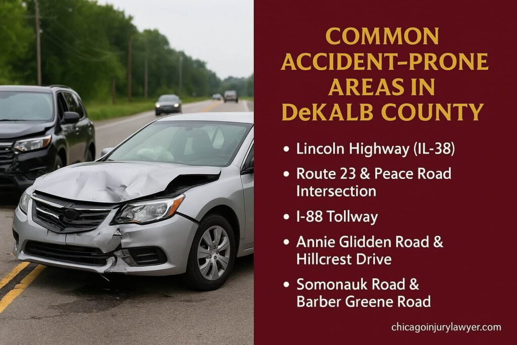 Common Accident-Prone Areas in DeKalb County