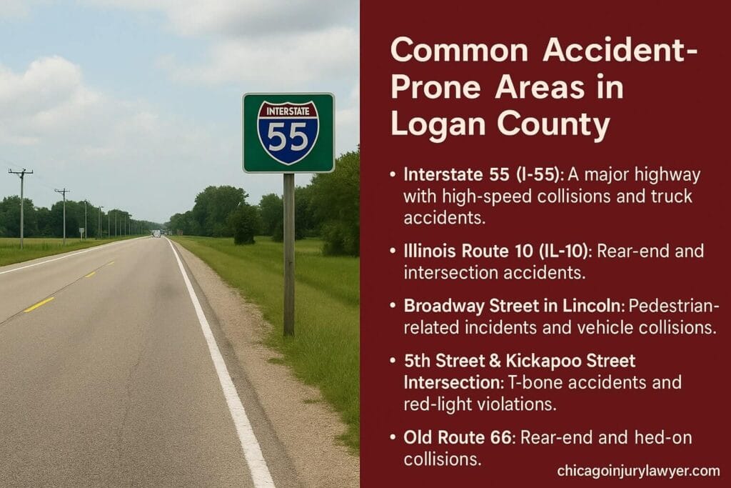 Common Accident-Prone Areas in Logan County