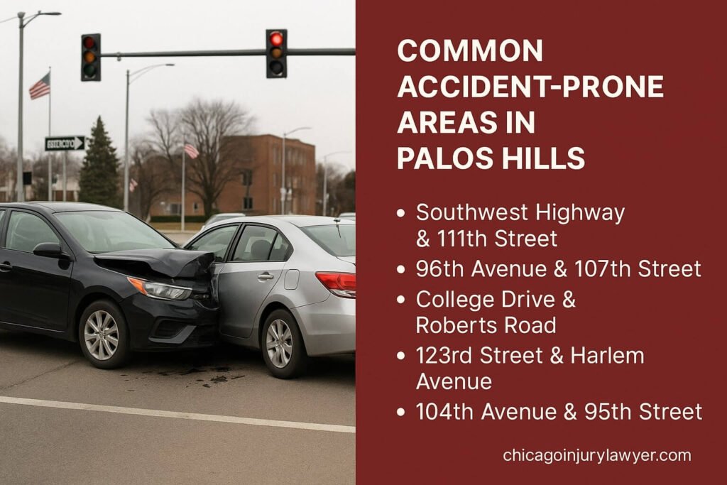 Common Accident-Prone Areas in Palos Hills