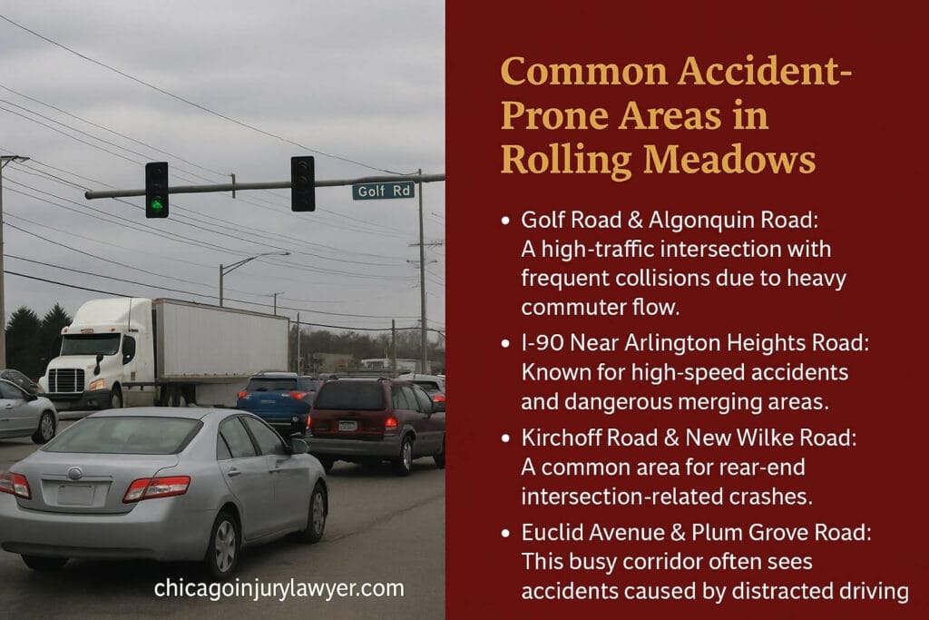 Common Accident-Prone Areas in Rolling Meadows