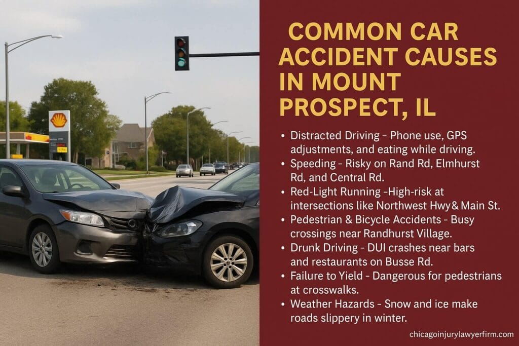 Common Car Accident Causes in Mount Prospect