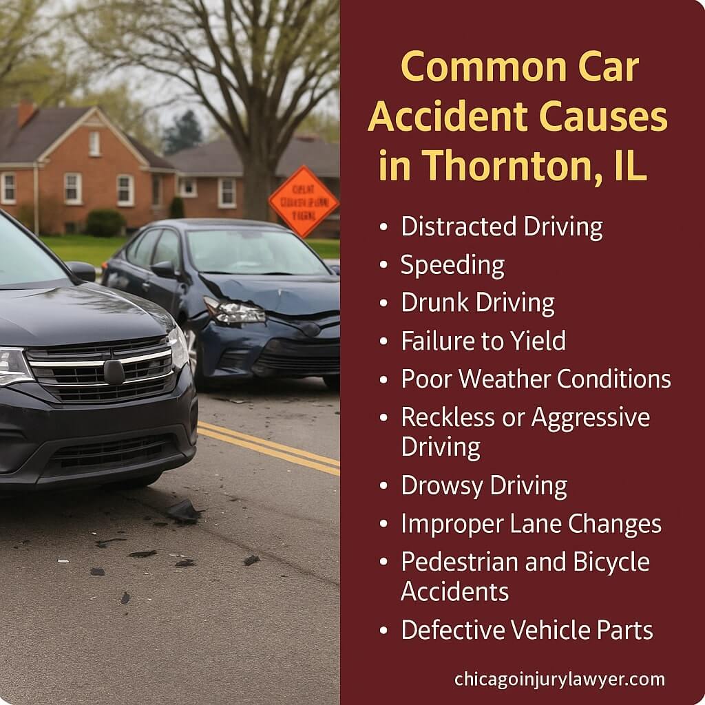 Common Car Accident Causes in Thornton